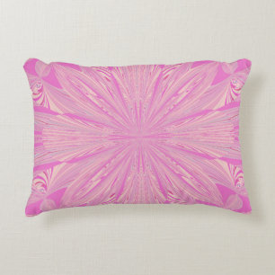 Pretty Orchid Purple Beautiful Abstract Flower Decorative Cushion