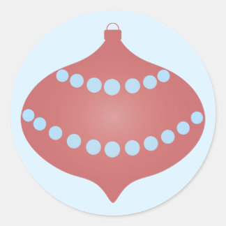 Pretty Ornament Classic Round Sticker