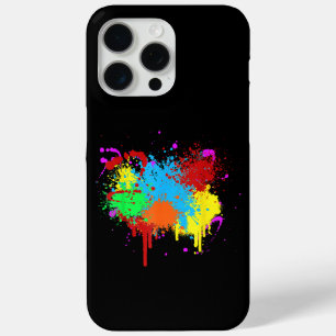 Pretty Paint Splatter Painting Abstract Art Paint  iPhone 15 Pro Max Case