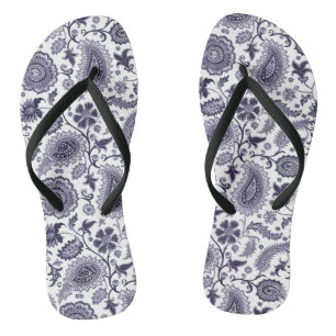 Pretty Paisley Pattern Jandals