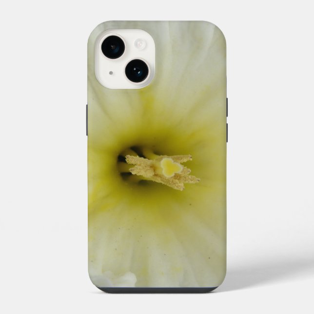 Pretty Pale Daffodil iPhone Case (Back)