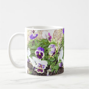 Pretty Pansies Coffee Mug
