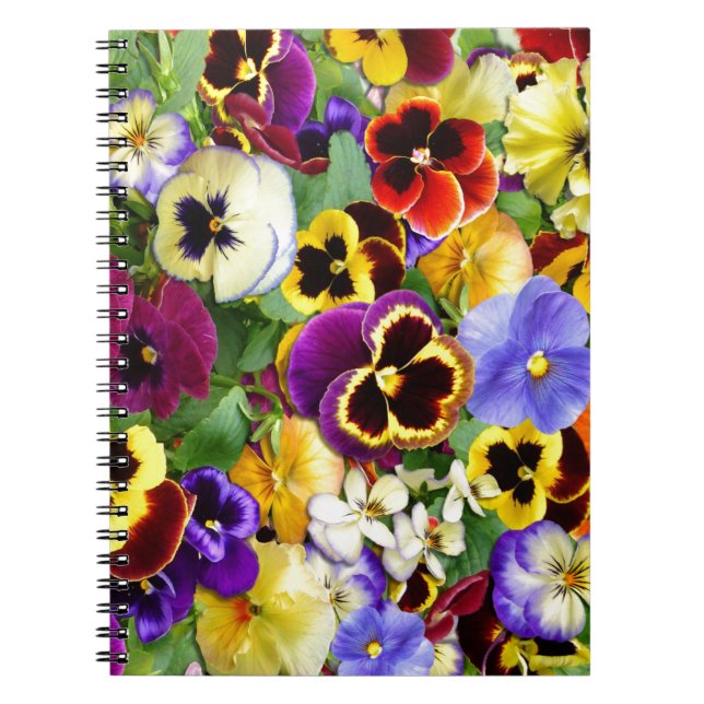 Pretty Pansies Notebook (Front)