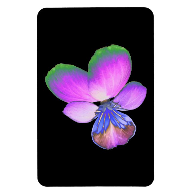 Pretty Pansy Premium Magnet (Vertical)
