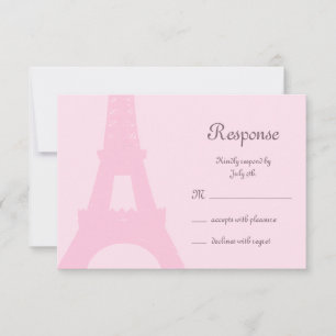 Pretty Paris RSVP Card