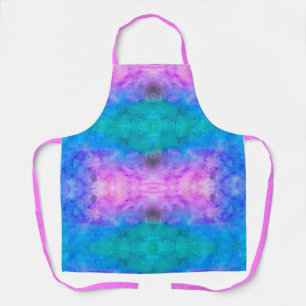 Pretty Pastel Abstract Pink Blue Aqua Apron