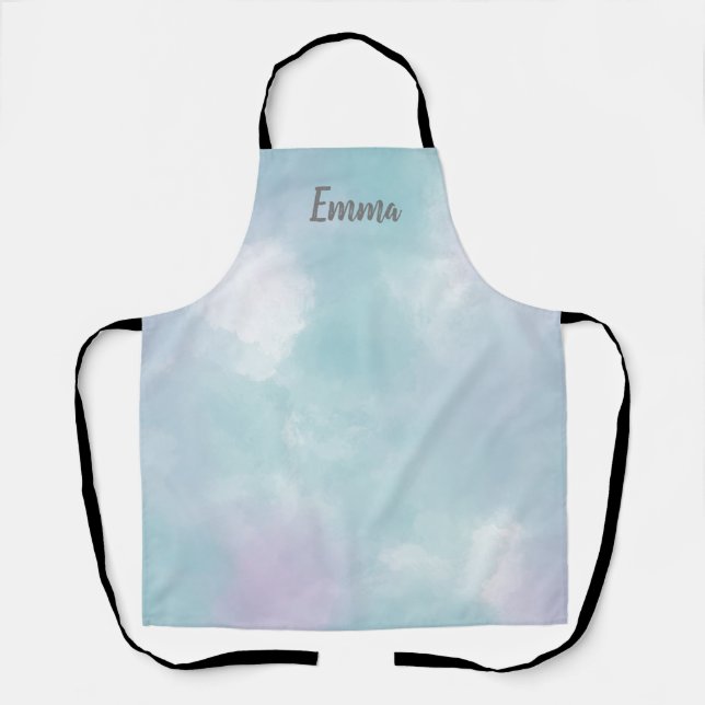 Pretty Pastel Clouds In The Sky Apron (Front)