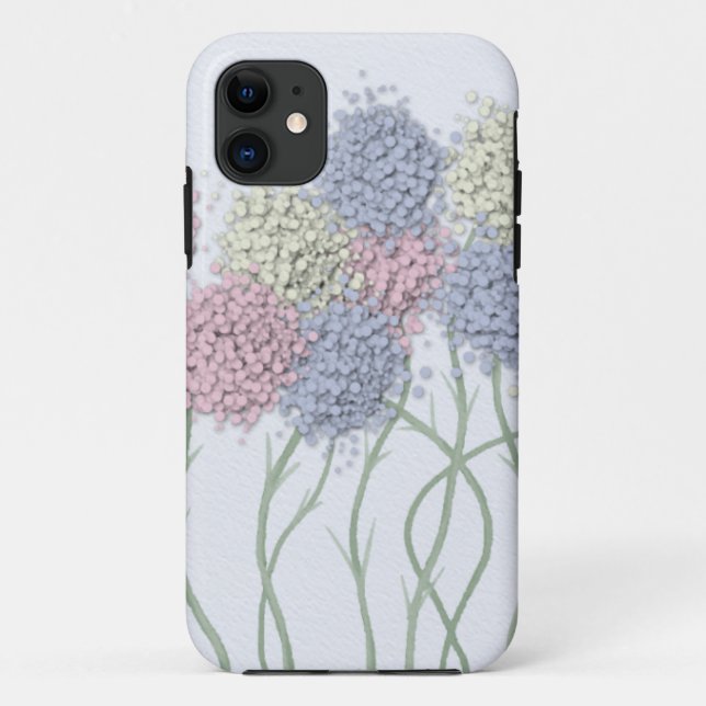 Pretty Pastel Coloured Flowers Case-Mate iPhone Case (Back)
