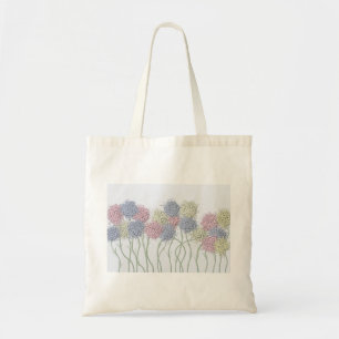 Pretty Pastel Coloured Flowers Tote Bag