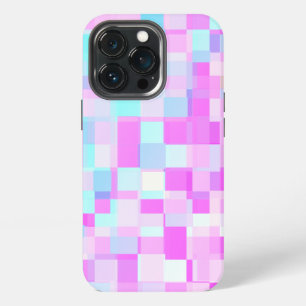 Pretty Pastel Colours, Soft Tones Pink Purple Cyan iPhone 13 Pro Case