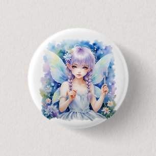 Pretty Pastel Fairy 3 Cm Round Badge