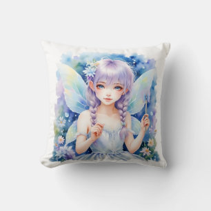 Pretty Pastel Fairy Cushion