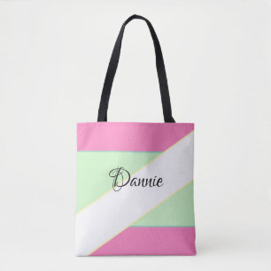 Pretty Pastel Girly Spring Custom Tote Bag