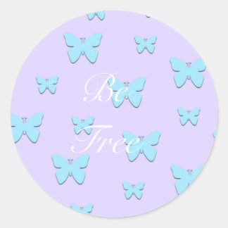 Pretty Pastel Graphic Butterfly Stickers