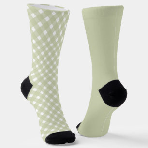Pretty Pastel Green Odd mismatch Socks