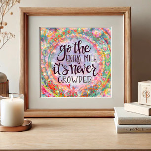 Pretty Pastel Inspirational Quote Inspirivity Poster