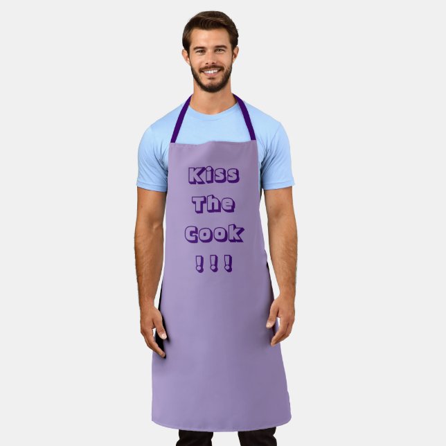 Pretty Pastel Lilac / Lavender / Purple Apron (Worn)