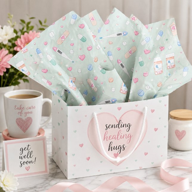 Pretty Pastel Pharmacy Medical  Tissue Paper (Creator Uploaded)