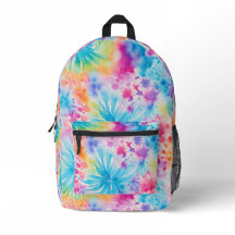 Pretty Pastel Tie Dye Backpack