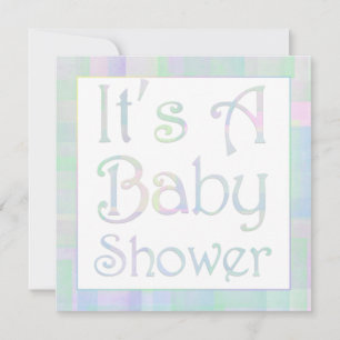 Pretty Pastels Baby Shower Invitation