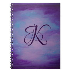Pretty Pastels Cute Pink Cloud Purple Blue Sky Spiral Notebook