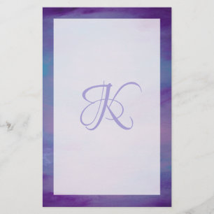 Pretty Pastels Cute Pink Cloud Purple Blue Sky Stationery