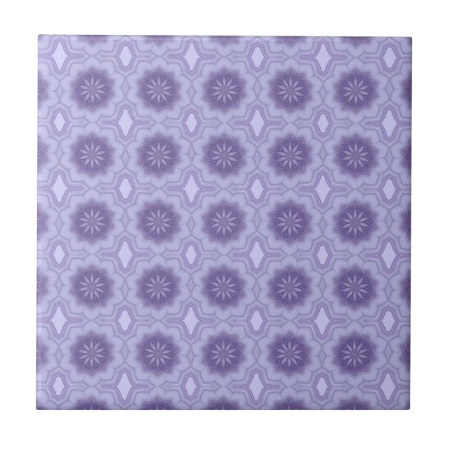 Pretty Pattern in Lavender Tile (Front)