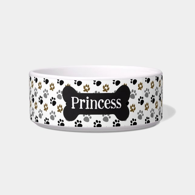 Pretty Paws Personalise Bowl (Front)