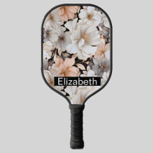 Pretty Peach and White Peony Personalised