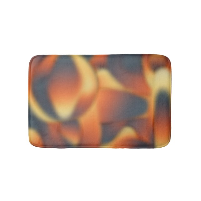 Pretty Peach Bath Mat (Front)