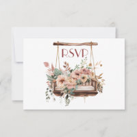 Pretty Peach Garden RSVP