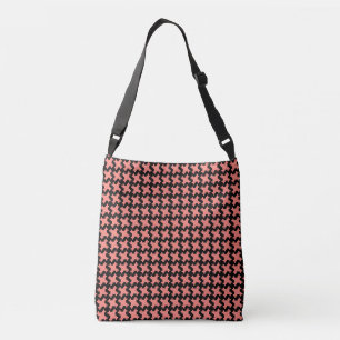 Pretty Peach Pattern Trendy Pattern Crossbody Bag