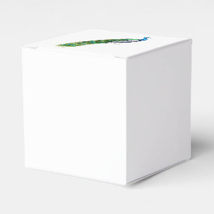 Pretty Peacock Favour Box
