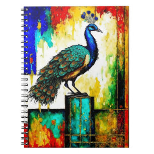 Pretty Peacock Notebook