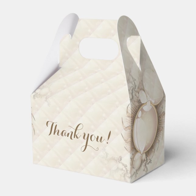 Pretty Pearls Favour Box (Front Side)