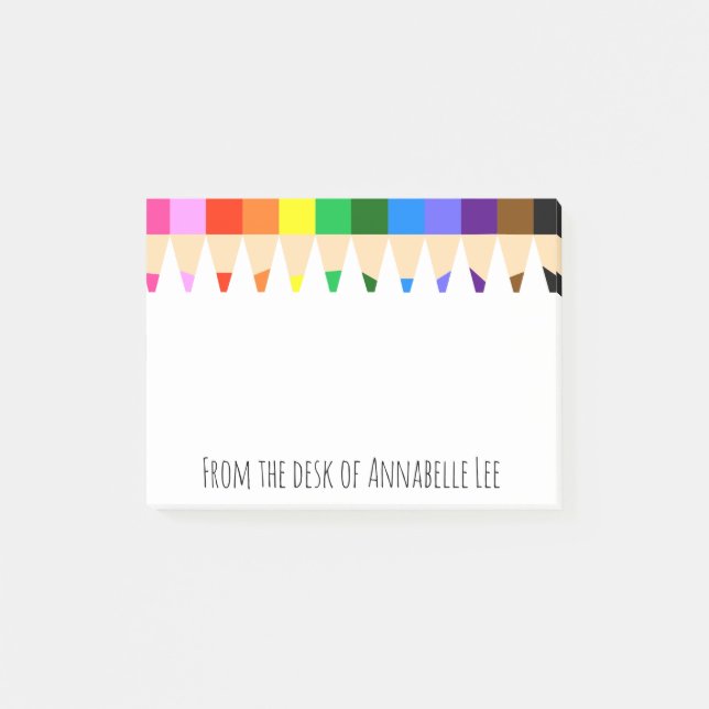 Pretty Pencils Post-it Notes (Front)