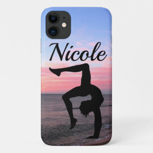 PRETTY PERSONALIZED GYMNAST GIRL Case-Mate iPhone CASE