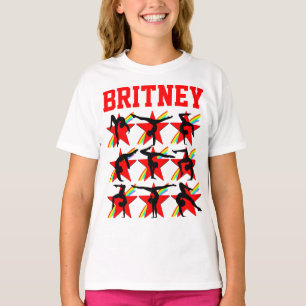 PRETTY PERSONALIZED GYMNASTICS GIRL T-Shirt