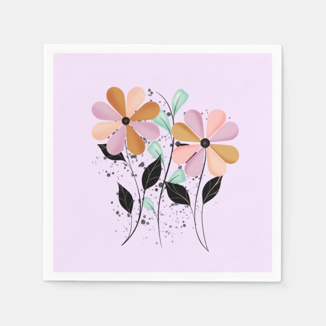 Pretty Petals Napkin (Front)