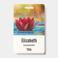 Pretty Photo of a Lotus Flower in a Pond