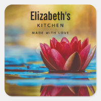 Pretty Photo of a Lotus Flower in a Pond Kitchen