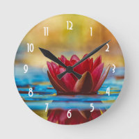 Pretty Photo of a Lotus Flower in a Pond