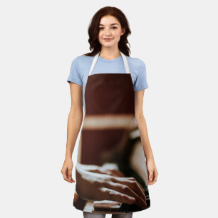 Pretty Piano Artwork Apron