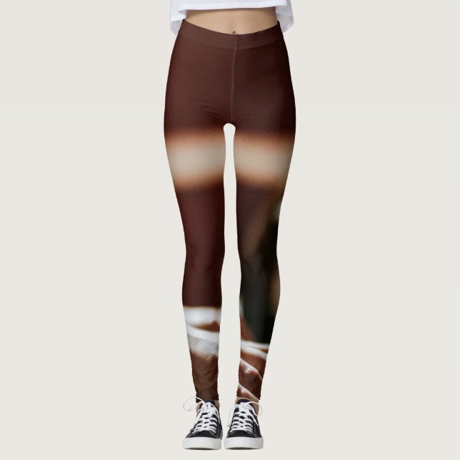 Pretty Piano Artwork Leggings (Front)