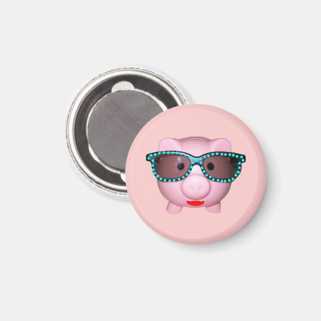 Pretty Piggy Magnet (Front/Back)
