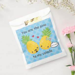 Pretty Pineapple Tropical Pina Colada Romantic Favour Bags