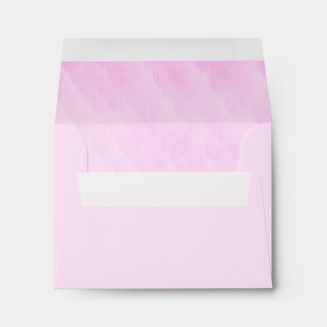 Pretty Pink Abstract Envelope (Back (Bottom))