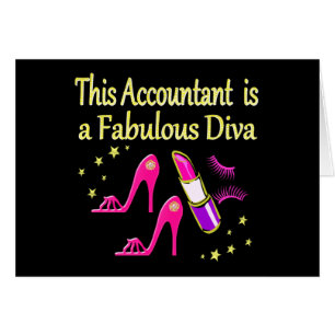 PRETTY PINK ACCOUNTANT DIVA DESIGN
