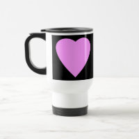 Pretty Pink and Black Love Heart.