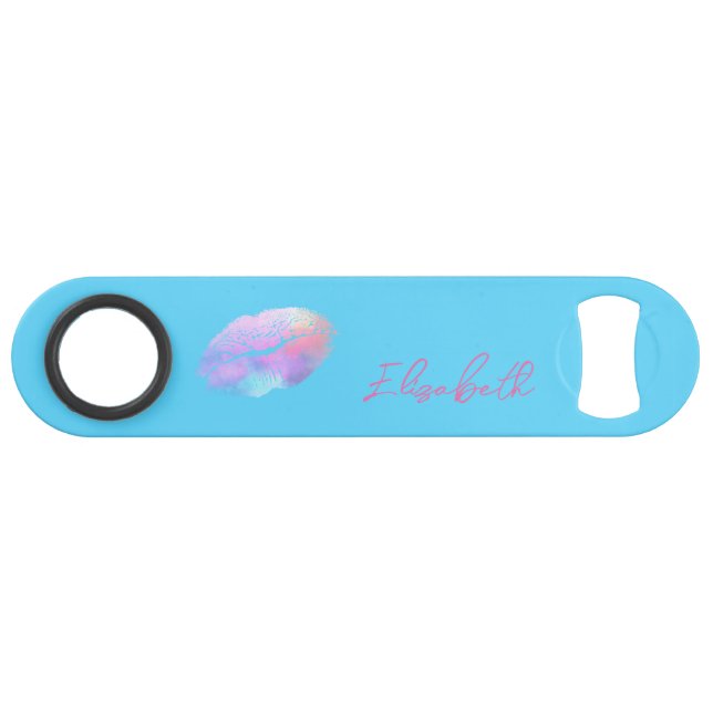 Pretty Pink and Blue Lips (Front (Horizontal))